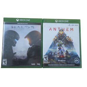 XBOX ONE Bundle 2 Video Games - Halo 5 & Anthem